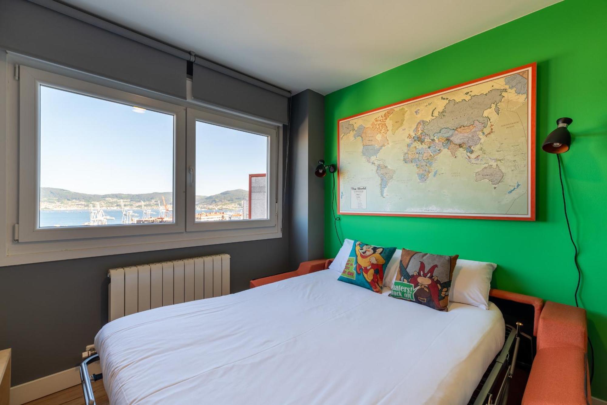 Apartamento Vistas Ria Con Parking Vigo Exterior foto